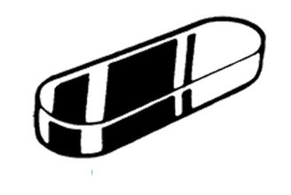 Mynd af Kíll flatur  10 X   40mm