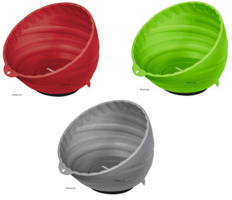 Mynd af Plast segulskál, grá