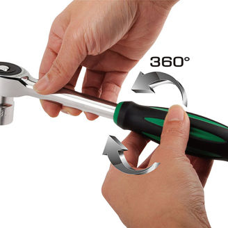 Mynd af Skrall 3/8" 360°handfang