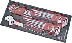 Mynd af Bakki í skáp 27stk Sexk.torx