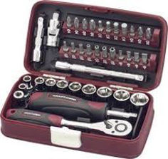 Mynd af Topplyklasett 1/4" 38 Stk