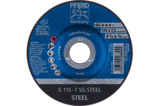 Mynd af Slípiskífa SG STEEL 1155x7,2x22,3mm PFERD