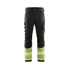 Mynd af BLÅKLÄDER Hi-Vis vinnubuxur 4-way Stretch