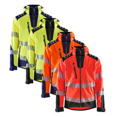 Mynd af BLÅKLÄDER Softshell jakki EN ISO 20471
