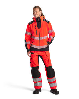 Mynd af BLÅKLÄDER Softshell jakki EN ISO 20471