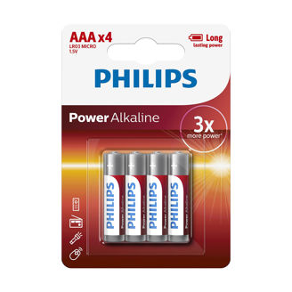 Mynd af Rafhlöður AAA 4 stk PHILIPS