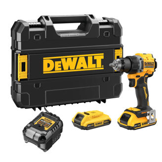 Mynd af DEWALT 18V kolalaus borvél - 2 x 2,0Ah