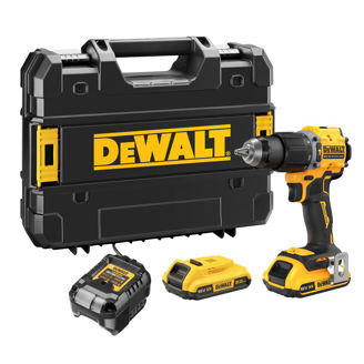 Mynd af DEWALT 18V kolalaus borvél með höggi- 2 x 2,0Ah
