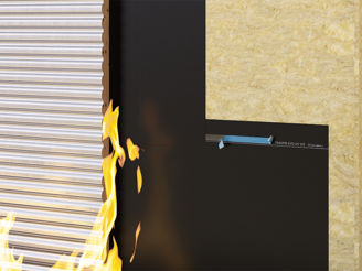 Mynd af Veggdúkur brunaþolinn 75m² opin klæðning