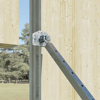 Mynd af GIRAFFE veggstoð 3m