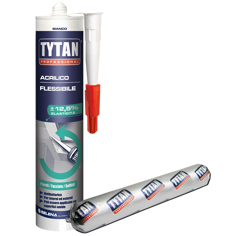 Mynd af Akrílkítti teygjanlegt 300ml hvítt