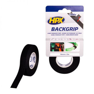 Mynd af Back grip - black 16mm x 5m