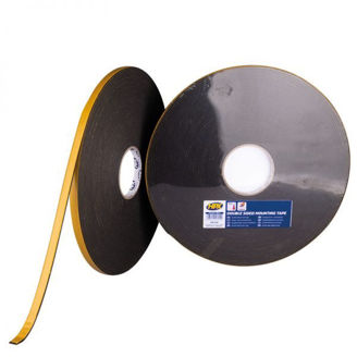 Mynd af Double sided mounting tape 3mm - anthracite 12mm x 25m