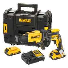Mynd af DEWALT 18V XR Kolalaus Gips skrúfvél- 2 X 2Ah Rafhlöður