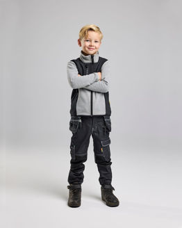 Mynd af BLÅKLÅDER barnaprjónajakki