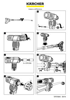 Mynd af Ljós á háþrýstidælu